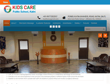 Tablet Screenshot of kidscare.org.in